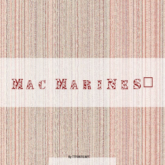 MAC MARINES! example